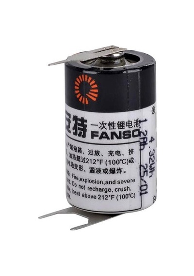 Fanso Er14250h 3.6v 1/2 Aa Size Lithium Pil Li-socl2 3 Pın Evimdeyokyok