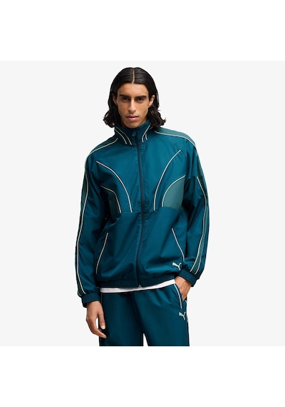 Puma T7 Relaxed Woven Track Erkek Yeşil Ceket 637374