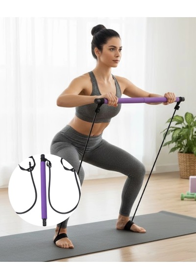 Taşınabilir Pilates Bar Ev Sporuna Uygun Hafif Ve Dayanıklı Yapı Çok Renkli