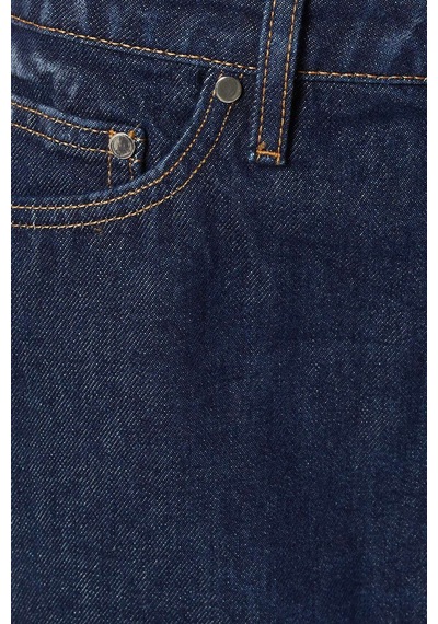 Eb Denim Denim Mini Etek - - Vintage Tarzı Beş Cep Detaylı, Kısa Siluet Lacivert