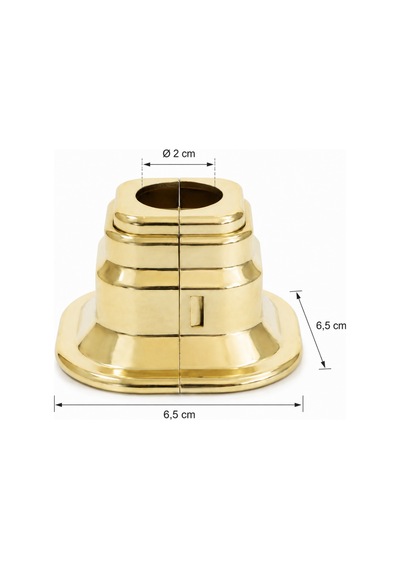 Altın Kare Plastik Havlupan Radyatör 2 Cm Boru Gizleme Kapama Aparatı 6,5 Cm Diğer