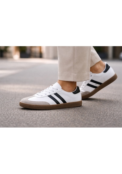 Unisex Ortopedik Sneaker Süper Yumuşak Taban, Yan Ped Deste... Kahverengi