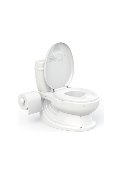 Dolu Beyaz Eğitici Bebek Tuvalet Lazımlık Beyaz