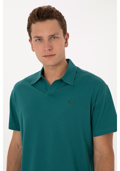 U.s. Polo Assn. Erkek Koyu Yeşil Tişört 50324787-vr101 Dark Eden