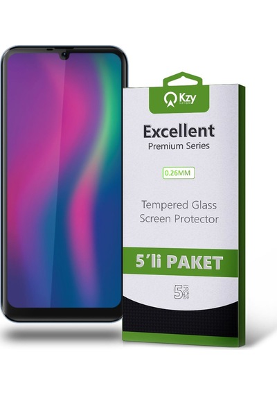 Reeder S19 Max Pro S İle Uyumlu Temperli Ekran Koruyucu Kırılmaz Cam Ekonomik 5'li Paket