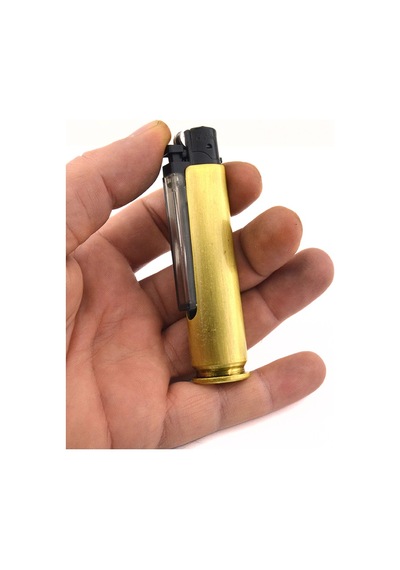 50 Cal. Kovan Gazlı Çakmak - Ahşap Kutulu Sarı