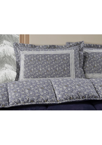 Doqu Home Monica Next Comforter Set Çift Kişilik Lacivert