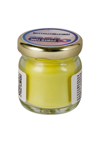 Sedefli Metalik Toz Pigment Boya / Sarı / Epoksi Için