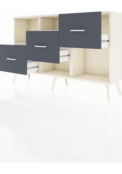 Arges Konsol 2 Raflı 3 Çekmeceli 132x30x83 Aytaşı-aytaşı/antrasit Aytaşı/antrasit Arges Konsol 2 Raflı 3 Çekmeceli 132x30x83 Aytaşı-aytaşı/antrasit Aytaşı/antrasit