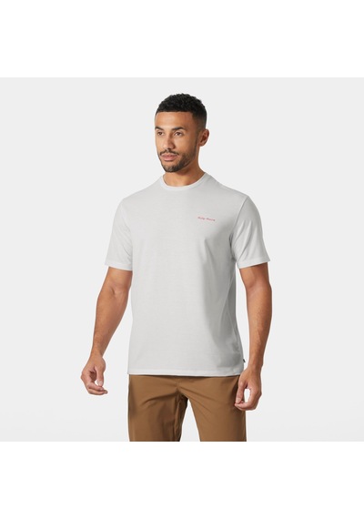 Helly Hansen Skog Recycled Graphic Erkek T-shirt-32454 Beyaz
