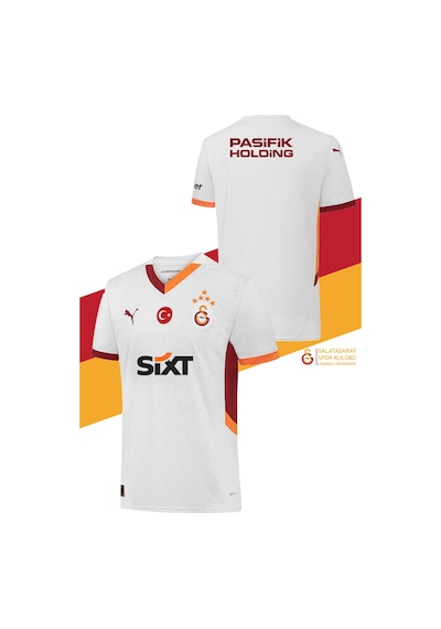 Gsstore Galatasaray Lisanslı 2024/25 5 Yıldızlı Beyaz Deplasman Forma Beyaz