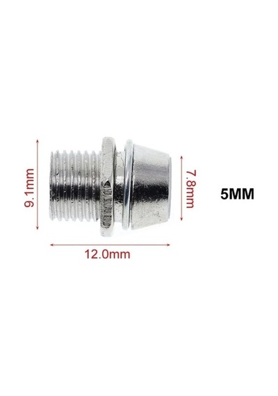 Ic-224-0 Led Soketi 5Mm Metal 25 Adet