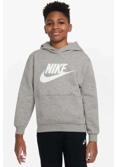 Nike Club Fleece Çocuk Kapüşonlu Sweatshirt Fd2988-063 Gri