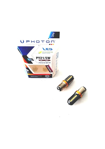P21/5W ÇİFT DUY TURUNCU LED OTO AMPUL PHOTON PH7216NAEX