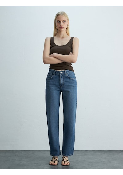 Ltb New Wanda Dar Paça Rahat Kesim Jean Pantolon 010095186016117 55980 Karışık