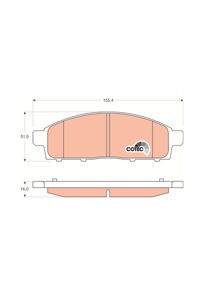 Mitsubishi L200 Ön Fren Balatası 2005-2018