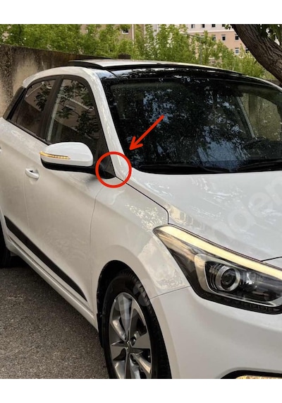 Hyundai İ20 Ayna Üçgen Kapağı Sağ Veya Sol Yan Ayna İç Trim Kaplama Parçası Ön Sol