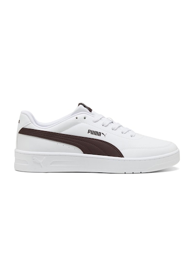 Puma Court Classic Clean Beyaz Erkek Sneaker Beyaz-kahve