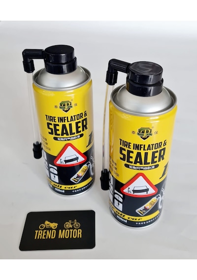 2 Adet Lastik Tamir Spreyi Köpük 450ml - Motosiklet Otomobil Atv