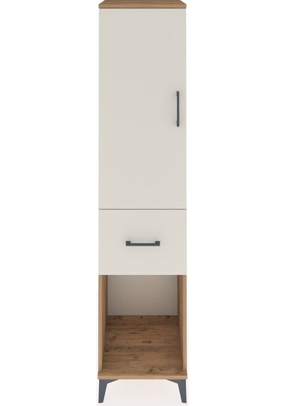 Hyperion Dolap Tek Raflı Tek Çekmeceli Tek Askılı 44x44x195 Çam-aytaşı Atlas Çam