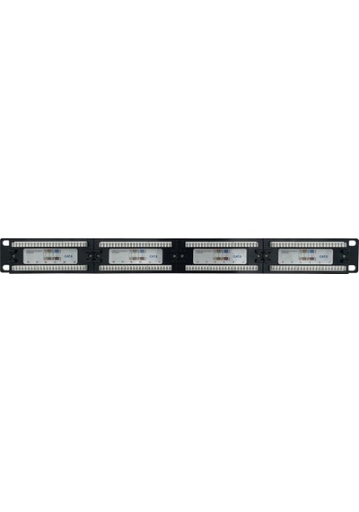 24Port Cat6 Utp Modüler Dolu Patch Panel