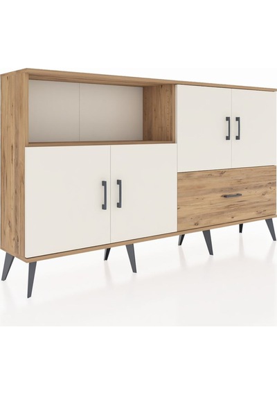 Arges Konsol 4 Raflı Tek Çekmeceli 4 Kapaklı 176x30x99 Çam-aytaşı Çam-aytaşı/çam Arges Konsol 4 Raflı Tek Çekmeceli 4 Kapaklı 176x30x99 Çam-aytaşı Çam-aytaşı/çam