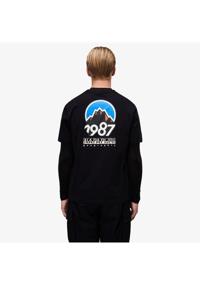 Napapijri S-montepiana Erkek Siyah T-shirt Np0a88sv9411 Siyah