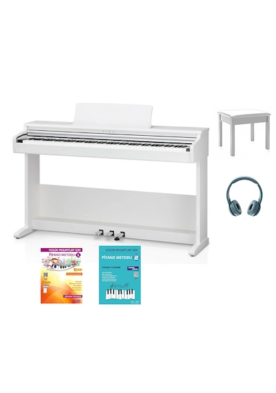 Kawai Cx202 W Beyaz Dijital Piyano Seti Tabure,kulaklık,ödüllü Eğitim Metodları