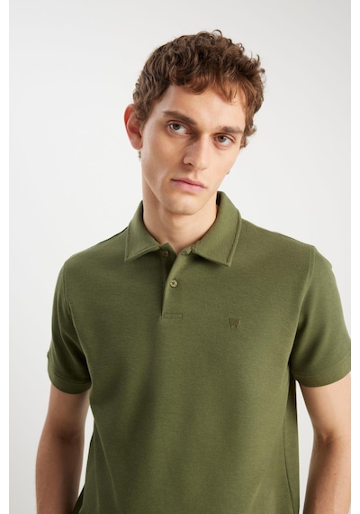 Wrangler Erkek Regular Fit Polo Erkek T-shirt Yeşil