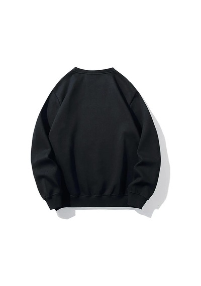Brz Collection Unisex Oversize Money For Fun Sweatshirt Siyah