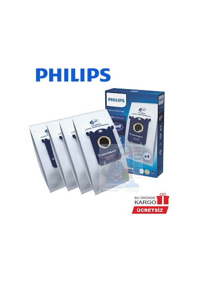 Philips Uyumlu S-Bag Süpürge Toz Torbası (440999843)
