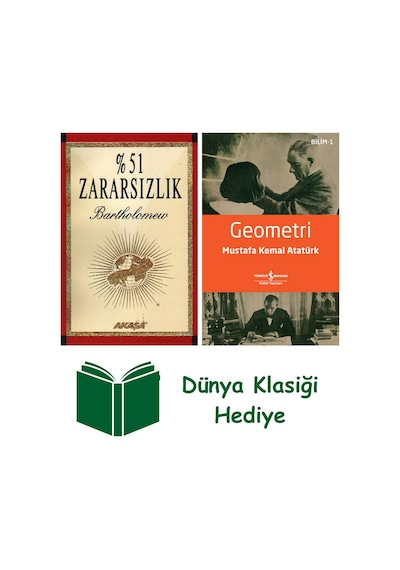 % 51 Zararsızlık + Geometri + Dünya Klasiği Hediye