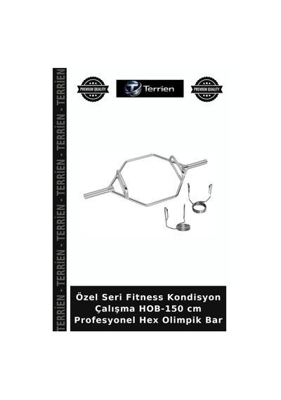 Özel Seri Fitness Kondisyon Çalışma Hob-150 Cm Profesyonel Hex Olimpik Bar