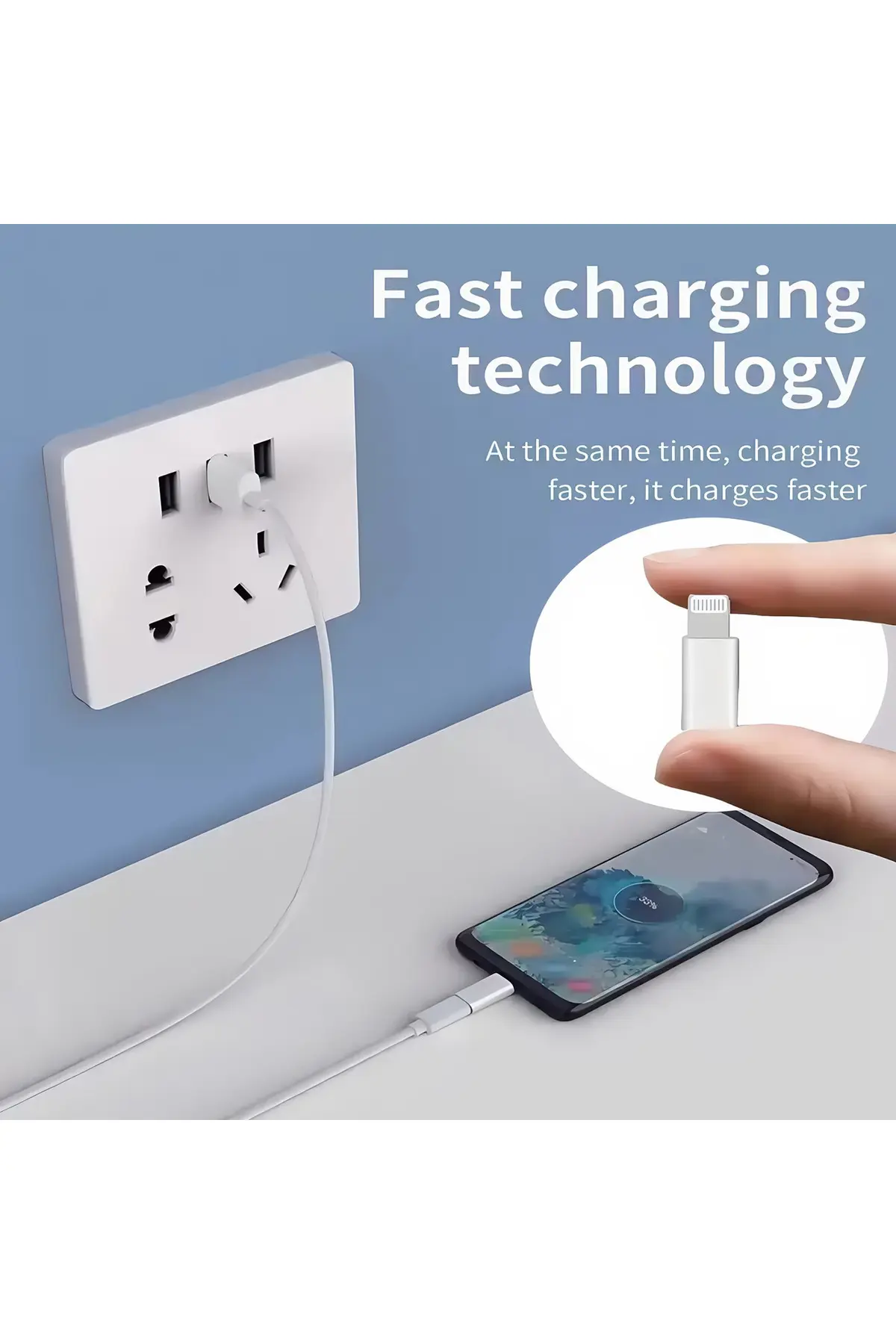 İphone 8-pin Otg Micro Usb To Apple iPhone Uyumlu  Lightining Şarj Çevirici Dönüştürücü Adaptör Gri 1