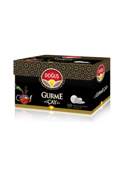 Doğuş Gurme Siyah Süzen Demlik Poşet Çay 100 x 3.2 G
