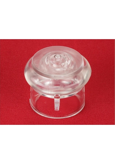 Metali Kapı Yer Tamponu 5cm Stoper Şeffaf 2 Li Set