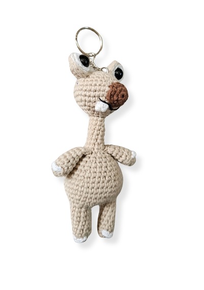 El Yapımı Amigurumi Sid Karakter Anahtarlık Sevimli Örgü Figür Araba Anahtarlığı & Çanta Aksesuar