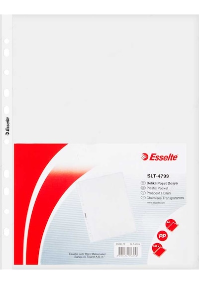 Esselte 4799 Standart A4 Poşet Dosya 100 Lü Paket