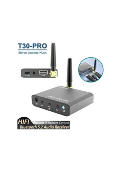 Kumandalı 5.2 Bluetooth Alıcı Bluetooth Çok Fonksiyonlu Ses Alıcısı T30 Pro