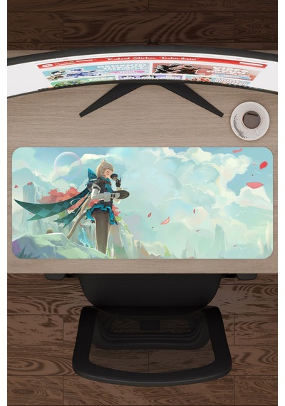Lynette Genshin Impact Anime Oyuncu V3 - 70x30 Xl Gaming Mouse Pad Fare Altlığı