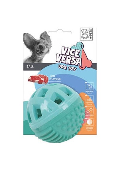 Vice Versa Et Aromalı Top Köpek Oyuncağı 8,38 Cm