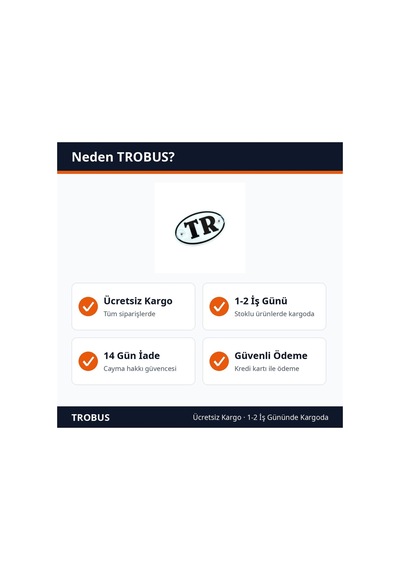 Trobus Vantuzlu Cam Süsü Tr Plaka Oval Pleksi 13x8 Cm Beyaz
