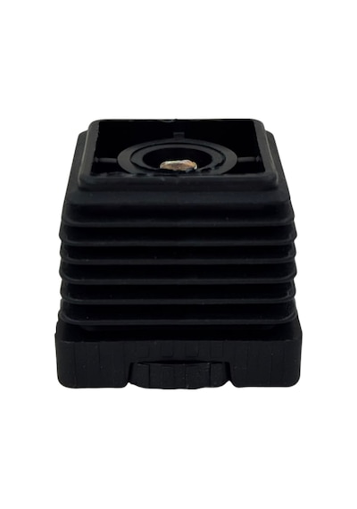 Cateksss 40x40 Mm Kademeli Gizli Ayarlı Profil Pabucu Siyah - 46 Lı Paket