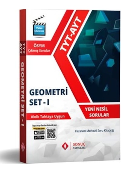 Sonuç Yayınları Tyt- Ayt Geometri Set 1 Son Baskı