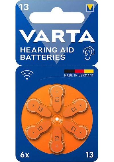 Varta 13 No Kulaklık Ve İşitme Cihazları Pili 6'lı Paket