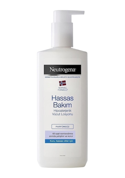Neutrogena Deep Moisture Hassas Bakım Parfümsüz Vücut Losyonu 400 ML