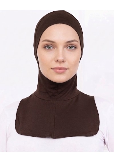Alivascarf Ninja Bone Boyunluklu Likralı Sporcu Bonesi Kadın Pratik Tesettür Hijab Başörtü Kahverengi Alivascarf Ninja Bone Boyunluklu Likralı Sporcu Bonesi Kadın Pratik Tesettür Hijab Başörtü Kahverengi