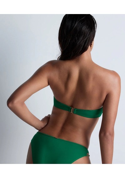 Aubade Sparkling Treasure Bandeau Sütyen, Altın Zincir Detaylı, Geri Dönüşümlü, Askılı Mayo Üstü Yeşil Aubade Sparkling Treasure Bandeau Sütyen, Altın Zincir Detaylı, Geri Dönüşümlü, Askılı Mayo Üstü Yeşil