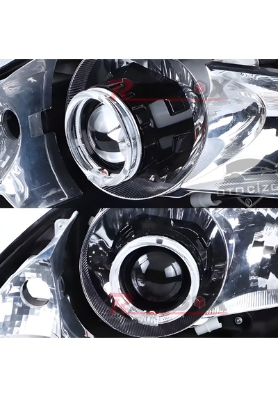 95mm Cree Led Angel Eye Melek Gözü Kristal Beyaz Halka Far Modifiye Gündüz Farı Seti - 2 Adet Takım Ürün