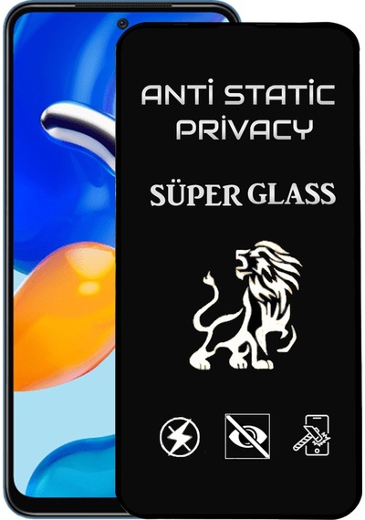 Xiaomi Redmi Note 11s Tam Kaplayan Anti Statik Hayalet Süper Cam Ekran Koruyucu